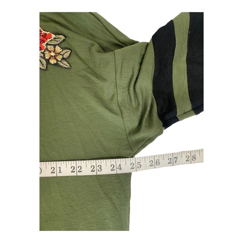 Moa Moa Women's Olive Black Top - Picture 5 of 6